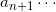 Rendered by QuickLaTeX.com a_{n+1} \cdots
