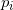 Rendered by QuickLaTeX.com p_i